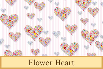 デザイナーズ障子紙　flower heart