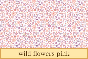 デザイナーズ障子紙　wild flowers pink